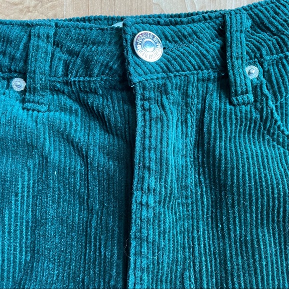 3 for $15//Emerald Green Ribbed Skirt - Picture 3 of 10